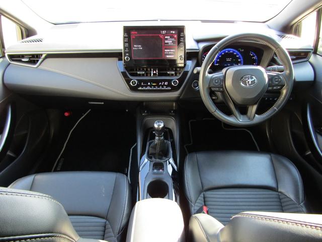 カローラツーリング ダブルバイビー　６速　ターボ　マニュアル車　ディスプレイオーディオ　バックカメラ　レーダークルーズ　トヨタセーフティセンス　衝突軽減システム　電子パーキング　スマートキー　　ハーフレザーシート　ＬＥＤヘッドライト（22枚目）