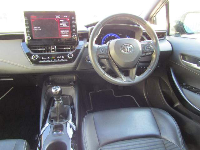 カローラツーリング ダブルバイビー　６速　ターボ　マニュアル車　ディスプレイオーディオ　バックカメラ　レーダークルーズ　トヨタセーフティセンス　衝突軽減システム　電子パーキング　スマートキー　　ハーフレザーシート　ＬＥＤヘッドライト（24枚目）