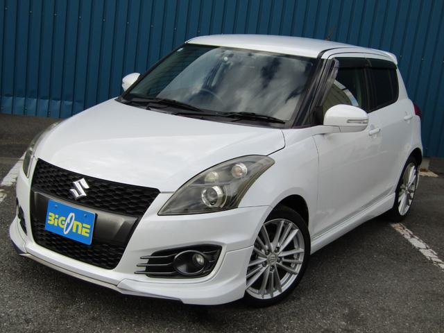 スイフトスポーツ ベースグレード 6速 マニュアル GReddyマフラー 社外エアロ モンスターアルミペダル バックカメラ ストラーダナビ Bluetooth対応 ビルトインETC HIDヘッドライト オートライト フルセグ視聴(8枚目)