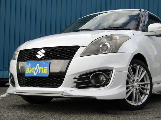 スイフトスポーツ ベースグレード 6速 マニュアル GReddyマフラー 社外エアロ モンスターアルミペダル バックカメラ ストラーダナビ Bluetooth対応 ビルトインETC HIDヘッドライト オートライト フルセグ視聴(12枚目)