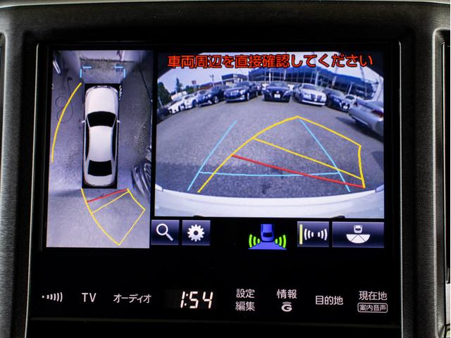 クラウンマジェスタ Ｆバージョン　後期型（禁煙車）（黒本革シート）（オプション１８インチアルミ）（フルエアロ）（パノラミックビューモニター）衝突軽減ブレーキ　踏み間違い防止機能　レーダークルーズ　ＢＳＭ　アダプティブハイビーム（5枚目）
