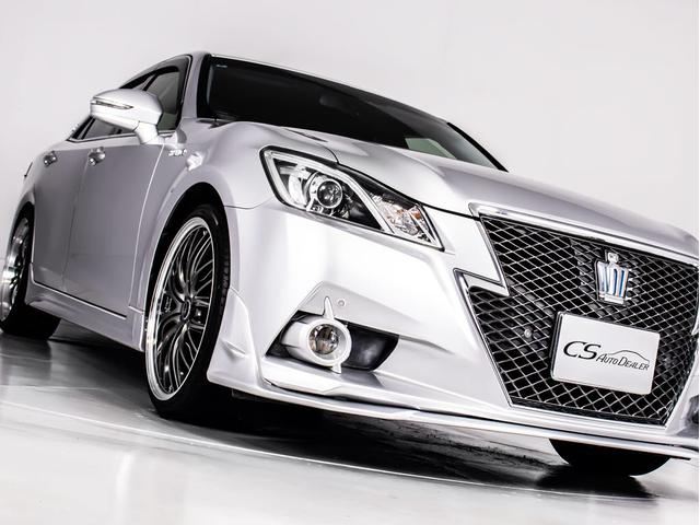 クラウンハイブリッド アスリートＳ　（禁煙車）（ワンオーナー）（黒本革シート）（新品２０インチアルミ）（新品タイヤ）（フルエアロ）エアシート　シートヒーター　ステアリングヒーター　Ｂｌｕｅｔｏｏｔｈ対応　レギュラーガソリン仕様　ＨＤＤ（17枚目）