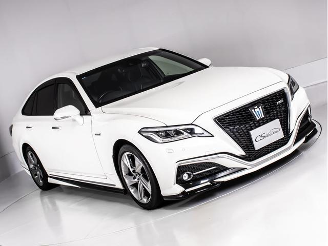 クラウンハイブリッド ＲＳアドバンス　（禁煙車）（黒本革シート）（トヨタセーフティＰＫＧ）フルエアロ（衝突軽減ブレーキ）（踏み間違い防止機能）（車線逸脱抑制ＬＴＡ）アダプティブハイビーム　シーケンシャルウィンカー　ヘッドアップディスプレイ（5枚目）