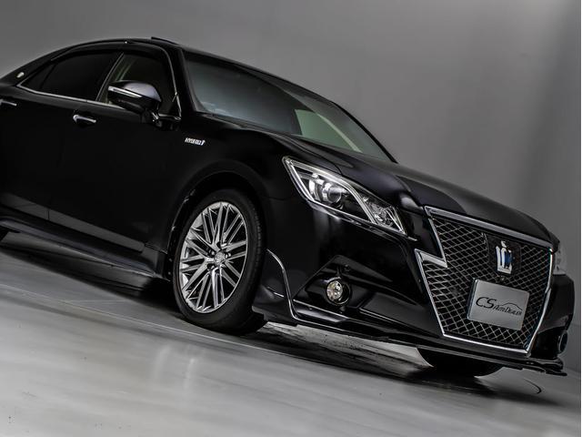クラウンハイブリッド アスリートＳ　（サンルーフ）（黒本革シート）（パノラミックビューモニター）（フルエアロ）（オプション１８インチアルミ）（衝突軽減ブレーキ）（踏み間違い防止機能）レーダークルーズ　Ｂｌｕｔｏｏｔｈ対応　レギュラー仕様（25枚目）
