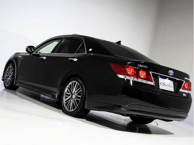 クラウンハイブリッド アスリートＳ　（禁煙車）（黒本革シート）（オプション１８インチアルミ）（フルエアロ）Ｂｌｕｅｔｏｏｔｈ対応　レギュラーガソリン仕様　ＨＤＤマルチナビ　スパッタリングアルミ　シート＆ステアリングヒーター　バックカメラ（18枚目）