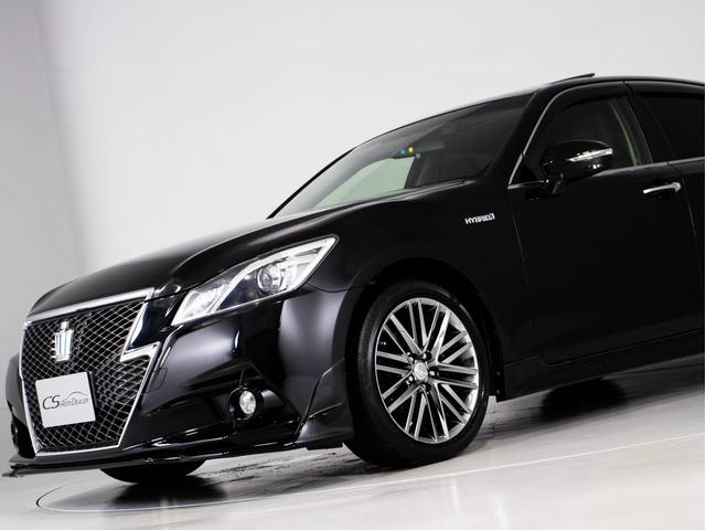 クラウンハイブリッド アスリートＳ　（禁煙車）（黒本革シート）（オプション１８インチアルミ）（フルエアロ）Ｂｌｕｅｔｏｏｔｈ対応　レギュラーガソリン仕様　ＨＤＤマルチナビ　スパッタリングアルミ　シート＆ステアリングヒーター　バックカメラ（19枚目）