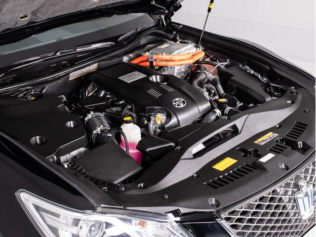 クラウンハイブリッド アスリートＳ　（禁煙車）（黒本革シート）（オプション１８インチアルミ）（フルエアロ）Ｂｌｕｅｔｏｏｔｈ対応　レギュラーガソリン仕様　ＨＤＤマルチナビ　スパッタリングアルミ　シート＆ステアリングヒーター　バックカメラ（27枚目）