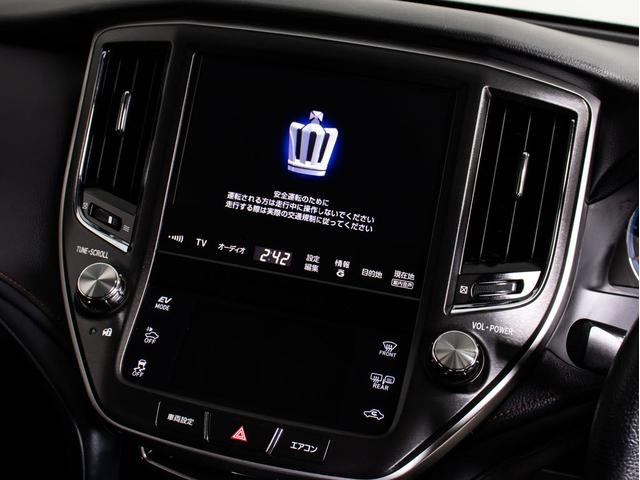 クラウンハイブリッド アスリートＳ　（禁煙車）（黒本革シート）（オプション１８インチアルミ）（フルエアロ）Ｂｌｕｅｔｏｏｔｈ対応　レギュラーガソリン仕様　ＨＤＤマルチナビ　スパッタリングアルミ　シート＆ステアリングヒーター　バックカメラ（35枚目）