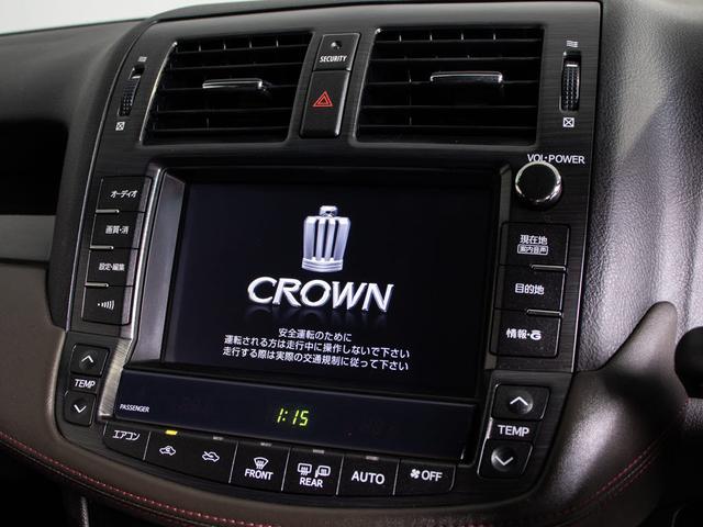 クラウン ２．５アスリート　アニバーサリーエディション　後期型（禁煙車）（特別仕様車）（専用黒本革シート）（新品２０インチアルミ）（新品タイヤ）（フルエアロ）（クリアランスソナー）専用インテリア＆エクステリア　Ｂｌｕｅｔｏｏｔｈ対応　レギュラーガソリン仕様（41枚目）