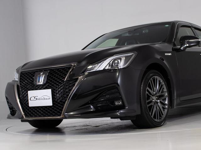 クラウンハイブリッド アスリートＳ　Ｊ－フロンティアリミテッド　後期型（禁煙車）（特別仕様車）（オプション１８インチアルミ）（トヨタセーフティセンス）衝突軽減ブレーキ　踏み間違い防止機能　車線逸脱抑制ＬＤＡ　レーダークルーズ　専用インテリア＆エクステリア（19枚目）