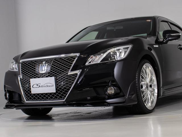 クラウンハイブリッド アスリートＳ　（禁煙車）（黒本革シート）（新品２０インチアルミ）（新品タイヤ）（フルエアロ）（衝突軽減ブレーキ）（踏み間違い防止機能）レーダークルーズ　Ｂｌｕｅｔｏｏｔｈ対応　レギュラーガソリン仕様　点検記録簿７枚（5枚目）