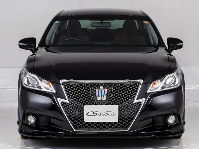 クラウンハイブリッド アスリートＳ　（禁煙車）（黒本革シート）（新品２０インチアルミ）（新品タイヤ）（フルエアロ）（衝突軽減ブレーキ）（踏み間違い防止機能）レーダークルーズ　Ｂｌｕｅｔｏｏｔｈ対応　レギュラーガソリン仕様　点検記録簿７枚（12枚目）