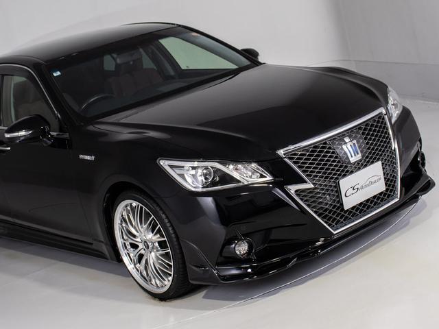 クラウンハイブリッド アスリートＳ　（禁煙車）（黒本革シート）（新品２０インチアルミ）（新品タイヤ）（フルエアロ）（衝突軽減ブレーキ）（踏み間違い防止機能）レーダークルーズ　Ｂｌｕｅｔｏｏｔｈ対応　レギュラーガソリン仕様　点検記録簿７枚（19枚目）