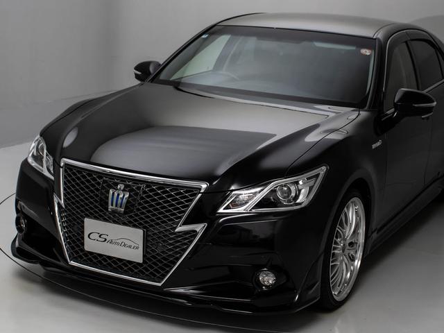クラウンハイブリッド アスリートＳ　（禁煙車）（黒本革シート）（新品２０インチアルミ）（新品タイヤ）（フルエアロ）（衝突軽減ブレーキ）（踏み間違い防止機能）レーダークルーズ　Ｂｌｕｅｔｏｏｔｈ対応　レギュラーガソリン仕様　点検記録簿７枚（26枚目）