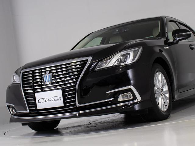 クラウンハイブリッド ロイヤルサルーンＧ　後期型（禁煙車）（ベージュ本革シート）（リヤオートエアコン）Ｂｌｕｅｔｏｏｔｈ対応　レギュラーガソリン仕様　クリアランスソナー　アダプティブハイビーム　ＢＳＭ　シートメモリー　ＳＤマルチ　バックカメラ（18枚目）