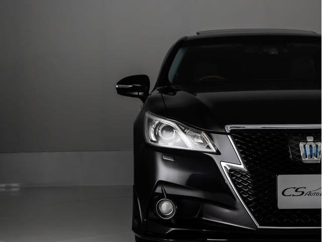 クラウンハイブリッド アスリートG (禁煙車)(サンルーフ)(黒本革シート)(オプション18インチアルミ)(TEIN車高調)(フルエアロ)ウッドコンビハンドル アダプティブハイビーム シートメモリー エアシート Bluetooth対応(22枚目)