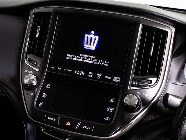 クラウンハイブリッド アスリートG (禁煙車)(サンルーフ)(黒本革シート)(オプション18インチアルミ)(TEIN車高調)(フルエアロ)ウッドコンビハンドル アダプティブハイビーム シートメモリー エアシート Bluetooth対応(33枚目)