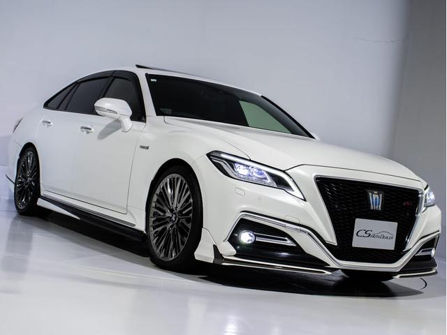 クラウンハイブリッド RSアドバンス (禁煙車)(サンルーフ)(黒本革シート)(モデリスタエアロ)(WALD20インチアルミ)シーケンシャルウィンカー トヨタセーフティPKG+ 衝突軽減 踏み間違い防止機能 車線逸脱抑制LTA BSM(20枚目)