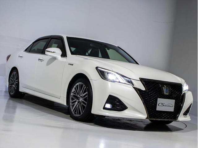 クラウンハイブリッド アスリートS J-フロンティアリミテッド 後期型(禁煙車)(特別仕様車)(オプション18インチアルミホイール)トヨタセーフティセンス 衝突軽減 踏み間違い防止機能 レーダークルーズ 車線逸脱抑制機能LDA 専用インテリア&エクステリア(19枚目)