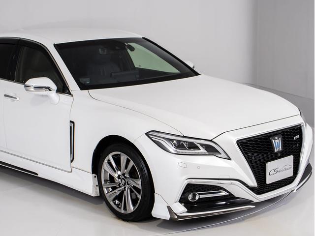 クラウンハイブリッド RSアドバンス 後期型(プレミアムサウンド)(黒本革シート)(モデリスタエアロ)12.3インチSDナビ トヨタセーフティパッケージプラス パノラミックビューモニター デジタルインナーミラー シーケンシャルウィンカー(6枚目)