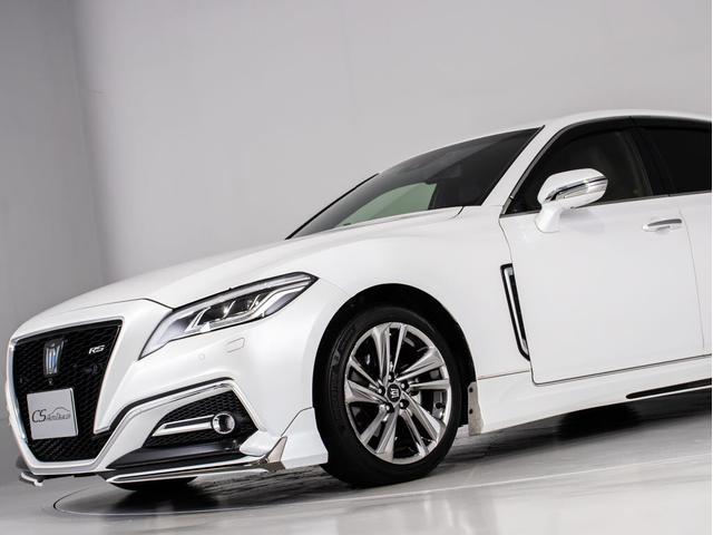 クラウンハイブリッド RSアドバンス 後期型(プレミアムサウンド)(黒本革シート)(モデリスタエアロ)12.3インチSDナビ トヨタセーフティパッケージプラス パノラミックビューモニター デジタルインナーミラー シーケンシャルウィンカー(23枚目)