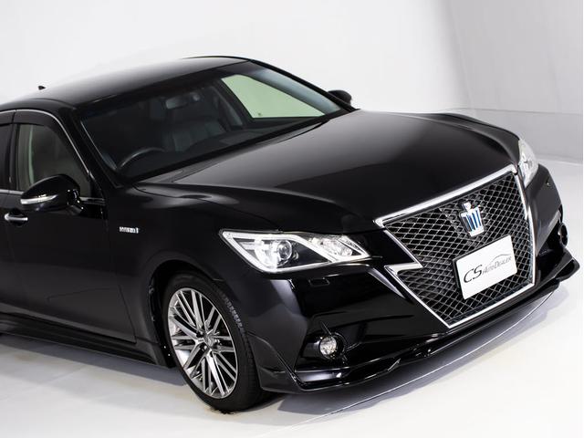 クラウンハイブリッド アスリートG (禁煙車)(黒本革シート)(オプション18インチアルミ)(フルエアロ)アダプティブハイビーム Bluetooth対応 レギュラーガソリン仕様 エアシート シートヒーター シートメモリー HDDマルチ(5枚目)