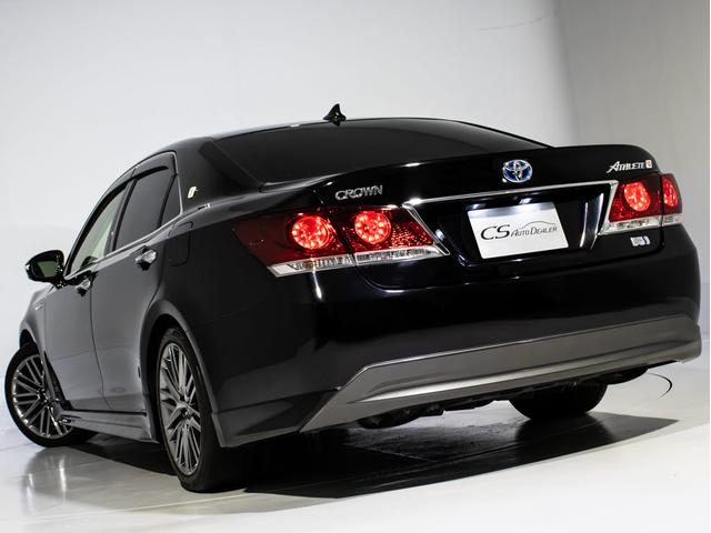 クラウンハイブリッド アスリートG (禁煙車)(黒本革シート)(オプション18インチアルミ)(フルエアロ)アダプティブハイビーム Bluetooth対応 レギュラーガソリン仕様 エアシート シートヒーター シートメモリー HDDマルチ(17枚目)