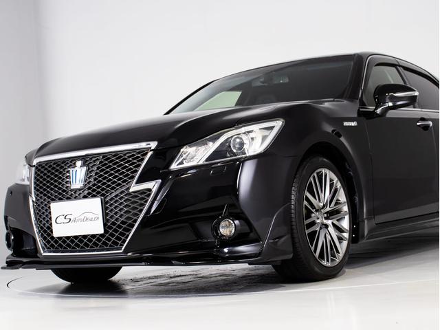 クラウンハイブリッド アスリートG (禁煙車)(黒本革シート)(オプション18インチアルミ)(フルエアロ)アダプティブハイビーム Bluetooth対応 レギュラーガソリン仕様 エアシート シートヒーター シートメモリー HDDマルチ(18枚目)