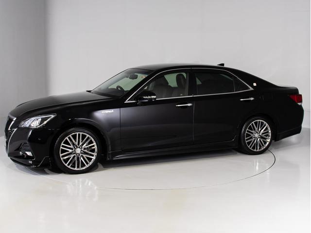 クラウンハイブリッド アスリートG 後席モニター 後期型(禁煙車)(黒本革シート)(オプション18インチアルミ)(フルエアロ)(衝突軽減ブレーキ)(踏み間違い防止機能)レーダークルーズ パーキングアシスト Bluetooth SDマルチ(16枚目)