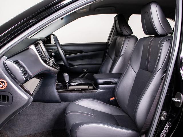 クラウンハイブリッド アスリートG 後席モニター 後期型(禁煙車)(黒本革シート)(オプション18インチアルミ)(フルエアロ)(衝突軽減ブレーキ)(踏み間違い防止機能)レーダークルーズ パーキングアシスト Bluetooth SDマルチ(35枚目)