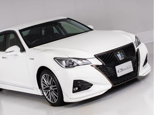 クラウンハイブリッド アスリートＳ　Ｊ－フロンティアリミテッド　後期型（特別仕様）（オプション１８インチアルミ）（フルエアロ）（セーフティセンス）（記録簿７枚）専用インテリア＆エクステリア　衝突軽減ブレーキ　踏み間違い防止機能　車線逸脱抑制ＬＤＡ　専用ハーフレザー（5枚目）