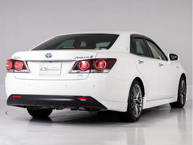 クラウンハイブリッド アスリートＳ　Ｊ－フロンティアリミテッド　後期型（特別仕様）（オプション１８インチアルミ）（フルエアロ）（セーフティセンス）（記録簿７枚）専用インテリア＆エクステリア　衝突軽減ブレーキ　踏み間違い防止機能　車線逸脱抑制ＬＤＡ　専用ハーフレザー（16枚目）