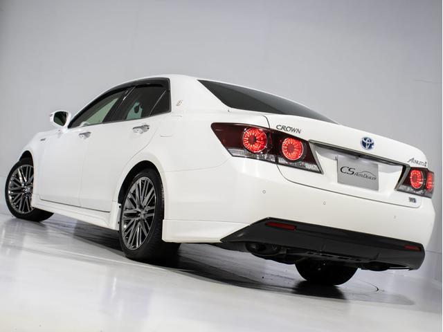 クラウンハイブリッド アスリートＳ　Ｊ－フロンティアリミテッド　後期型（特別仕様）（オプション１８インチアルミ）（フルエアロ）（セーフティセンス）（記録簿７枚）専用インテリア＆エクステリア　衝突軽減ブレーキ　踏み間違い防止機能　車線逸脱抑制ＬＤＡ　専用ハーフレザー（18枚目）