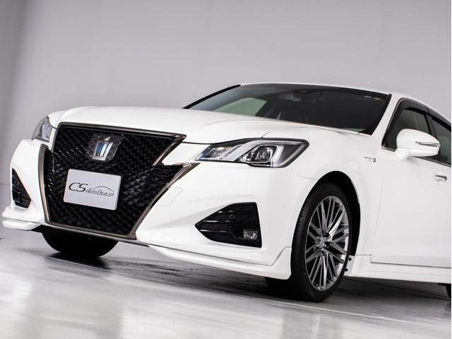 クラウンハイブリッド アスリートＳ　Ｊ－フロンティアリミテッド　後期型（特別仕様）（オプション１８インチアルミ）（フルエアロ）（セーフティセンス）（記録簿７枚）専用インテリア＆エクステリア　衝突軽減ブレーキ　踏み間違い防止機能　車線逸脱抑制ＬＤＡ　専用ハーフレザー（20枚目）