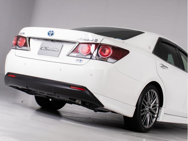 クラウンハイブリッド アスリートＳ　Ｊ－フロンティアリミテッド　後期型（特別仕様）（オプション１８インチアルミ）（フルエアロ）（セーフティセンス）（記録簿７枚）専用インテリア＆エクステリア　衝突軽減ブレーキ　踏み間違い防止機能　車線逸脱抑制ＬＤＡ　専用ハーフレザー（21枚目）