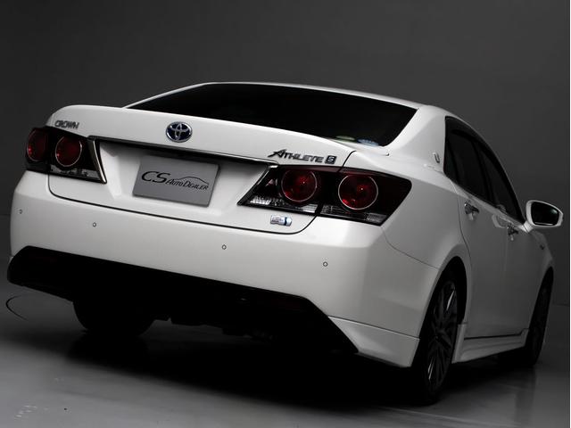 クラウンハイブリッド アスリートＳ　Ｊ－フロンティアリミテッド　後期型（特別仕様）（オプション１８インチアルミ）（フルエアロ）（セーフティセンス）（記録簿７枚）専用インテリア＆エクステリア　衝突軽減ブレーキ　踏み間違い防止機能　車線逸脱抑制ＬＤＡ　専用ハーフレザー（26枚目）