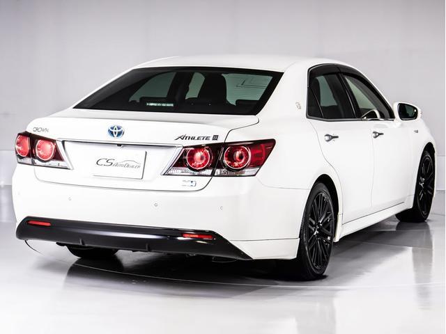 クラウンハイブリッド アスリートＳ　Ｊ－フロンティア　後期型（禁煙車）（純正１８インチアルミ）（専用ハーフレザー）（セーフティセンス）衝突軽減ブレーキ　踏み間違い防止機能　車線逸脱抑制ＬＤＡ　レーダークルーズ　オートマチックハイビーム　専用内外装（11枚目）