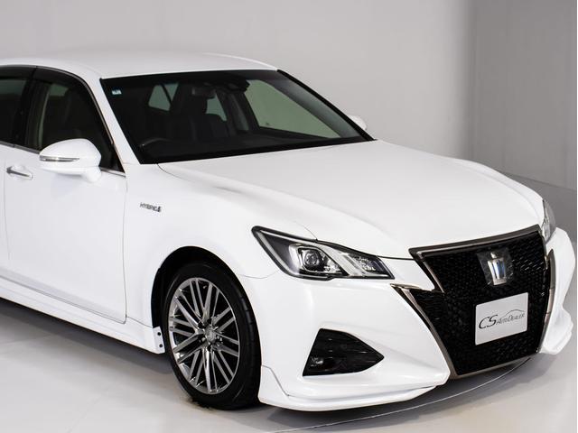 クラウンハイブリッド アスリートS J-フロンティアリミテッド 後期型(特別仕様車)(オプション18インチアルミ)(フルエアロ)(トヨタセーフティセンス)(点検記録簿6枚)衝突軽減ブレーキ 踏み間違い防止機能 車線逸脱抑制LDA レーダークルーズ 専用内外装(20枚目)