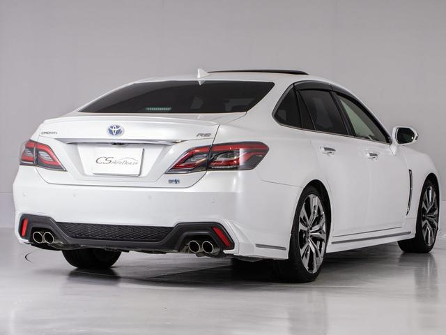 クラウンハイブリッド ＲＳアドバンス　後期型（サンルーフ）（リヤコンフォートＰＫＧ）（モデリスタ１９インチＡＷ）（黒本革シート）（フルエアロ）（パノラミックビューモニター）セーフティセンス　シーケンシャルウィンカー　デジタルインナーミラー（21枚目）