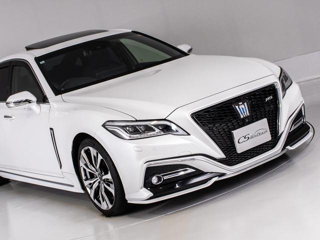 クラウンハイブリッド ＲＳアドバンス　後期型（サンルーフ）（リヤコンフォートＰＫＧ）（モデリスタ１９インチＡＷ）（黒本革シート）（フルエアロ）（パノラミックビューモニター）セーフティセンス　シーケンシャルウィンカー　デジタルインナーミラー（23枚目）