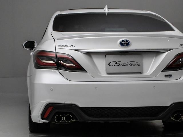 クラウンハイブリッド ＲＳアドバンス　後期型（サンルーフ）（リヤコンフォートＰＫＧ）（モデリスタ１９インチＡＷ）（黒本革シート）（フルエアロ）（パノラミックビューモニター）セーフティセンス　シーケンシャルウィンカー　デジタルインナーミラー（28枚目）