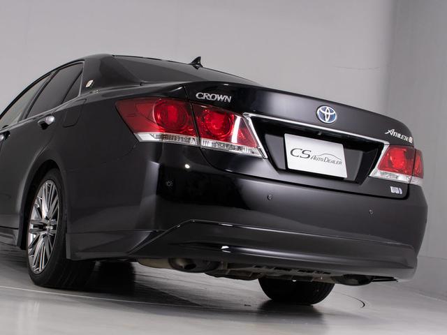 クラウンハイブリッド アスリートG (禁煙車)(黒本革シート)(オプション18インチアルミ)(フルエアロ)(衝突軽減ブレーキ)(踏み間違い防止機能)レーダークルーズ アダプティブハイビーム シートメモリー Bluetooth対応(23枚目)