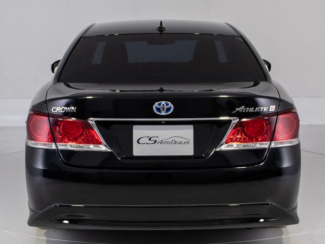 クラウンハイブリッド アスリートG (ワンオーナー)(黒本革シート)(オプション18インチアルミ)(フルエアロ)アダプティブハイビーム Bluetooth対応 レギュラーガソリン仕様 エアシート&シートヒーター シートメモリー HDD(11枚目)