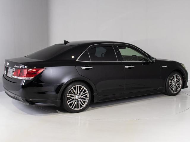 クラウンハイブリッド アスリートG (ワンオーナー)(黒本革シート)(オプション18インチアルミ)(フルエアロ)アダプティブハイビーム Bluetooth対応 レギュラーガソリン仕様 エアシート&シートヒーター シートメモリー HDD(13枚目)