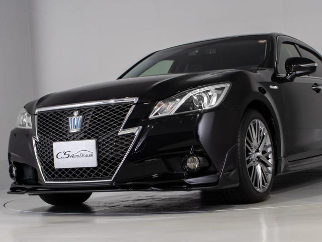 クラウンハイブリッド アスリートG (ワンオーナー)(黒本革シート)(オプション18インチアルミ)(フルエアロ)アダプティブハイビーム Bluetooth対応 レギュラーガソリン仕様 エアシート&シートヒーター シートメモリー HDD(17枚目)