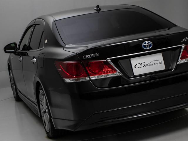 クラウンハイブリッド アスリートG (ワンオーナー)(黒本革シート)(オプション18インチアルミ)(フルエアロ)アダプティブハイビーム Bluetooth対応 レギュラーガソリン仕様 エアシート&シートヒーター シートメモリー HDD(23枚目)