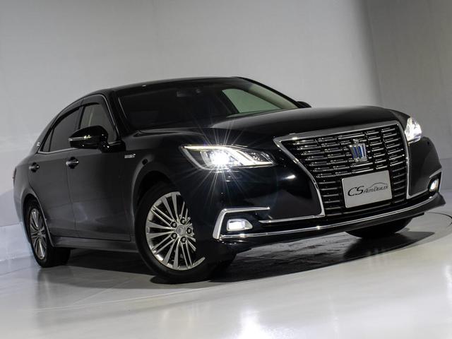 クラウンハイブリッド ロイヤルサルーンＧ　後期型／黒本革／ＢＳＭ／オプション１７ＡＷ／Ｓヒータ／レギュラーガソリン対応モデル／クルーズコントロール／電動パワーシート／ステアリングヒーター／ＬＥＤヘッドライト（5枚目）