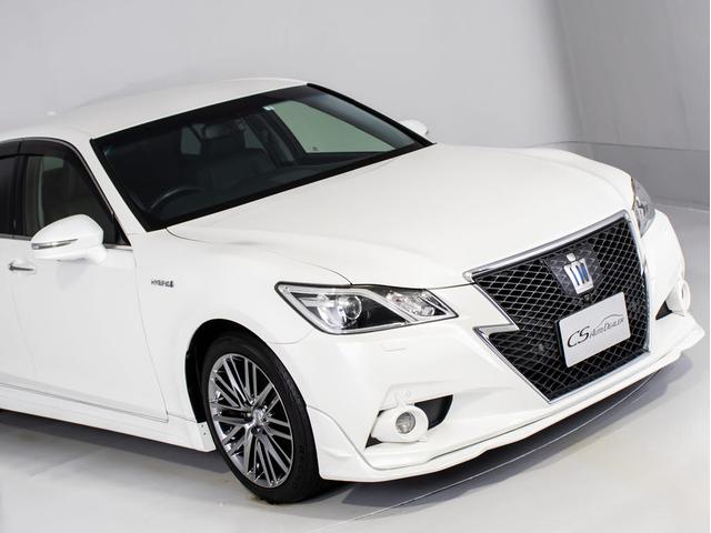 クラウンハイブリッド アスリートＧ　（禁煙車）（プレミアムサウンド）（黒本革シート）（オプション１８インチアルミ）（フルエアロ）（パノラミックビュー）（衝突軽減ブレーキ）（踏み間違い防止機能）レーダークルーズ　アダプティブハイビーム（7枚目）
