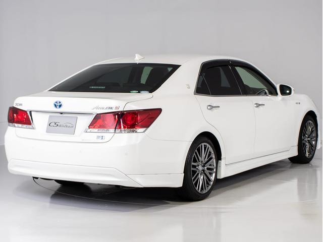 クラウンハイブリッド アスリートＧ　（禁煙車）（プレミアムサウンド）（黒本革シート）（オプション１８インチアルミ）（フルエアロ）（パノラミックビュー）（衝突軽減ブレーキ）（踏み間違い防止機能）レーダークルーズ　アダプティブハイビーム（19枚目）