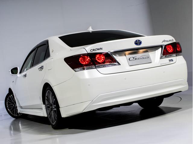 クラウンハイブリッド アスリートＧ　（禁煙車）（プレミアムサウンド）（黒本革シート）（オプション１８インチアルミ）（フルエアロ）（パノラミックビュー）（衝突軽減ブレーキ）（踏み間違い防止機能）レーダークルーズ　アダプティブハイビーム（21枚目）